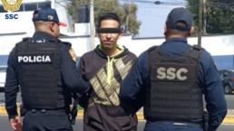 Atoran a joven amante de lo ajeno por atracar en una tienda de abarrotes, en la CDMX