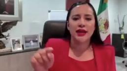 BINOCULARES: Sandra Cuevas le hace el feo a diputados y tras agarrón, abandona reunión