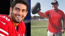 Leyenda de los 49ers afirma que Jimmy Garoppolo es tan bueno como Tom Brady