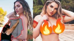 Sexy conejita de Playboy confiesa que amaría tenerlo todo con una mujer trans