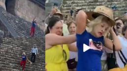 VIDEO: Mujer sube a pirámide de Chichen Itzá y turistas enardecidos piden sacrificio o cárcel