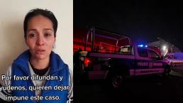 Esposa de presunto asaltante de Zorro Abarrotero en Edomex llora en video y da su versión