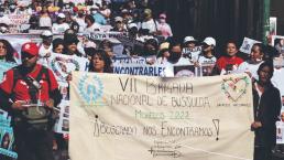 Familiares de desaparecidos exigen que AMLO los ayude, en vez de protagonizar marchas
