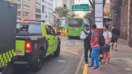 Por bloqueo de transportistas, nueva ruta del Metrobús CDMX duró solo 2 horas