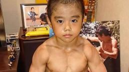 ¿Es la reencarnación de Bruce Lee? Niño de 12 años sorprende al mundo con sus músculos