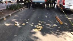Muere repartidor de tortillas en plena chamba, fue atropellado este viernes por Metrobús CDMX