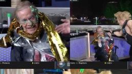 Hooligan regresa: Amarra y agarra como piñata a José Ramón Fernández en programa en vivo