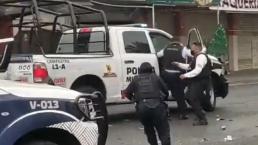 Tráiler robado causa caos en Tlalpan y persecución fue captada en video, todo inició en Neza