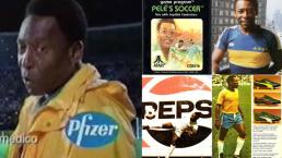 Desde viagra hasta videojuegos, estas son las marcas que promocionó Pelé