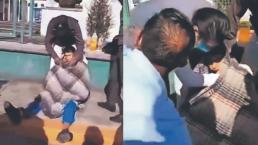 VIDEO: Hombre muere agonizando afuera de hospital tras ser dado de alta por médicos, en Edomex