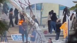 UNAM identifica y expulsa a 9 alumnos del CCH Azcapotzalco, por vandalizar instalaciones