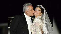 Alexis Ayala se casa con mujer 28 años menor que él Cinthia Aparicio 
