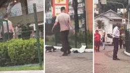 Hombre apuñala hasta la muerte a vendedor ambulante que se acercó a su hija