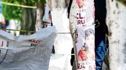 Abandonan cabeza con amenazas en contra de 'El 20' y 'El Jamón', en CDMX