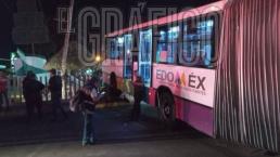 Captan en video aparatoso choque del Mexibús, por culpa de automovilista