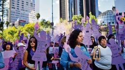 Mujeres piden frenar la violencia contra ellas, en CDMX 