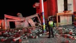 Estallido de pirotecnia mata a 3 y deja 25 heridos, en Puebla