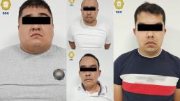Caen cuatro hombres que habían robado ocho casonas, en CDMX