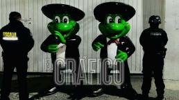 ¡Aparecen las ranitas robadas del Señor Frog's Acapulco! Estaban en Nezahualcóyotl