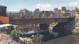 Autoridades de Chimalhuacán olvidan arreglo del puente peatonal que colapsó en noviembre