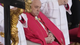 En Misa de Domingo de Ramos, el Papa Francisco alerta sobre su salud