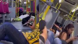 VIDEO: Balacera en el Metrobús obliga a usuarios a tirarse al piso en Azcapotzalco