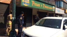 Explosión en pizzería de Copilco, hay heridos 