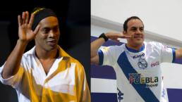 Cuauhtémoc Blanco vs. Ronaldinho, duelo de cracks