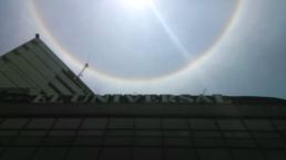 “Halo Solar” causa sensación en el DF