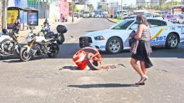 Muere bebé tras caer ocho metros en coladera | VIDEO