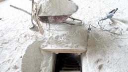 El túnel por donde se escapó “El Chapo”