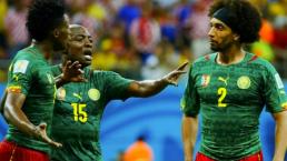 Futbolistas de Camerún se pelean en pleno partido | VIDEO