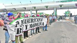 Mazahuas exigen libre peaje por panamericana