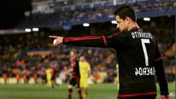 Chicharito se 'lanza' contra Oribe Peralta