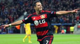 “Chicharito” marca su primer gol en la Bundesliga | VIDEO