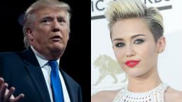 Donald Trump y Miley Cyrus