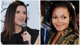 Laura Pausini y Janet Jackson con ardientes descuidos 