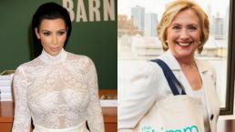 Kim Kardashian y Hillary Clinton causan revuelo con “selfie”