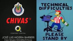ChivasTV presenta canal y se cae la transmisión, memes atacan