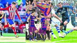 Tres grandes en la disputa de la Liga Española