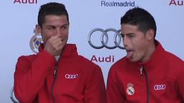 Cristiano Ronaldo enseña a James a cortarse los pelitos