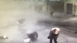 Cámara de seguridad graba ataque en Estambul