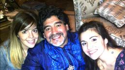 Maradona y el amor por sus dos mujeres