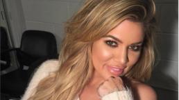 Khloé Kardashian causó furor con fotografía de su trasero