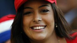 Larissa Riquelme quiere volver a ser “la novia del Mundial”