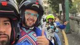 Mauricio Clark sufre aparatoso accidente en motocicleta 