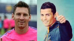 Beso entre Messi y Ronaldo causa furor 