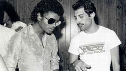 Michael Jackson y Freddy Mercury conviviendo en alguna reunión