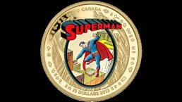 Celebran aniversario de Superman con moneda conmemorativa en Canadá