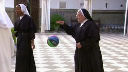 Monjas españolas juegan basquetbol en un convento | VIDEO
